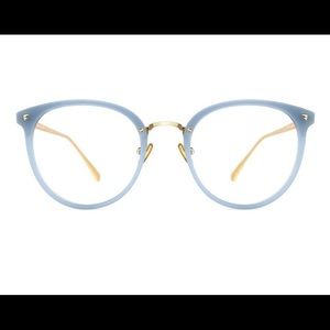 Blue light filter glasses - pale blue